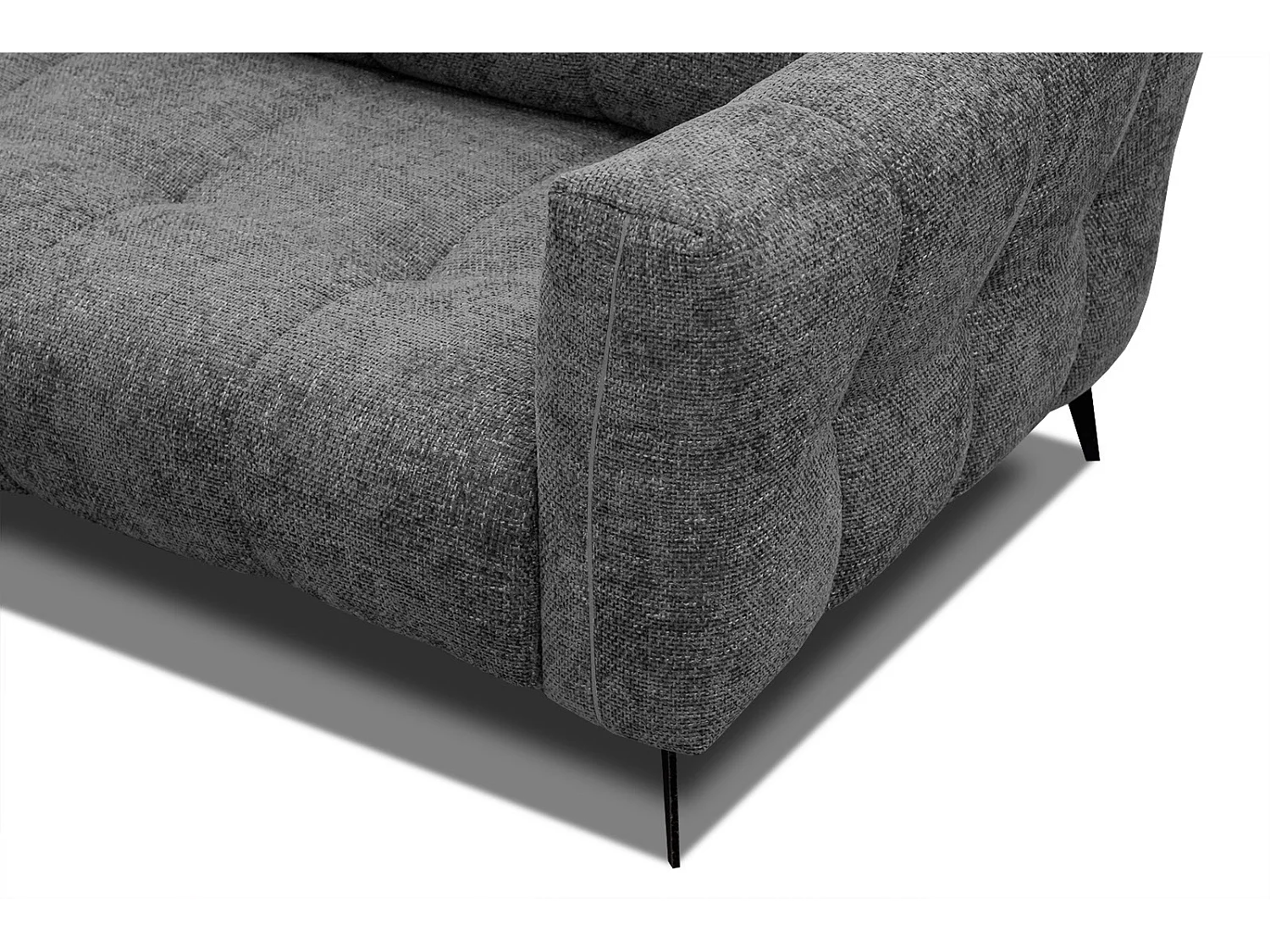 KALMER Sofa 3-Sitzer, dunkelgrau