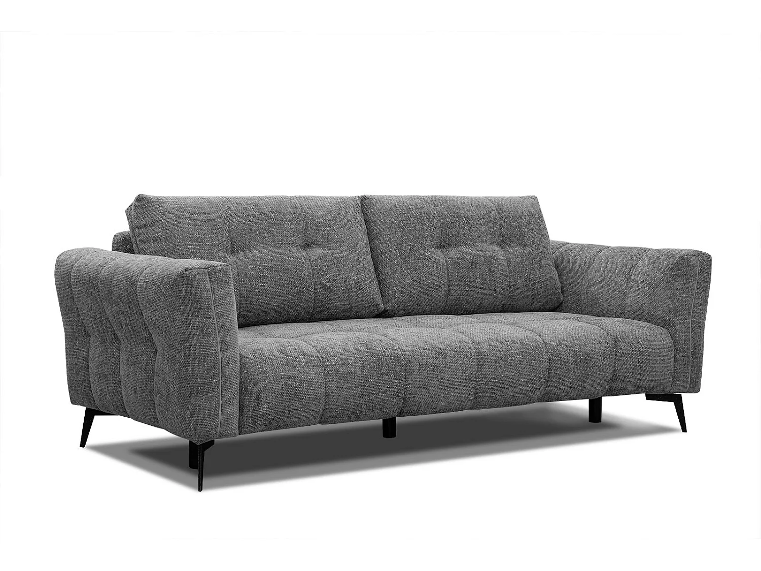 KALMER Sofa 3-Sitzer, dunkelgrau