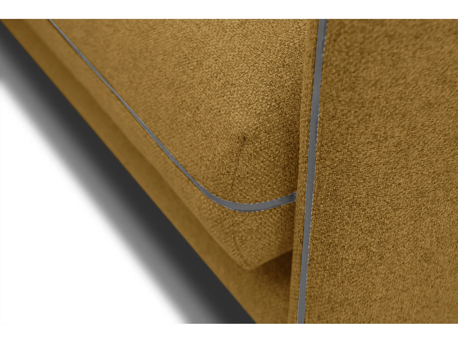 SOGEL Ecksofa 4-Sitzer links, senfgelb