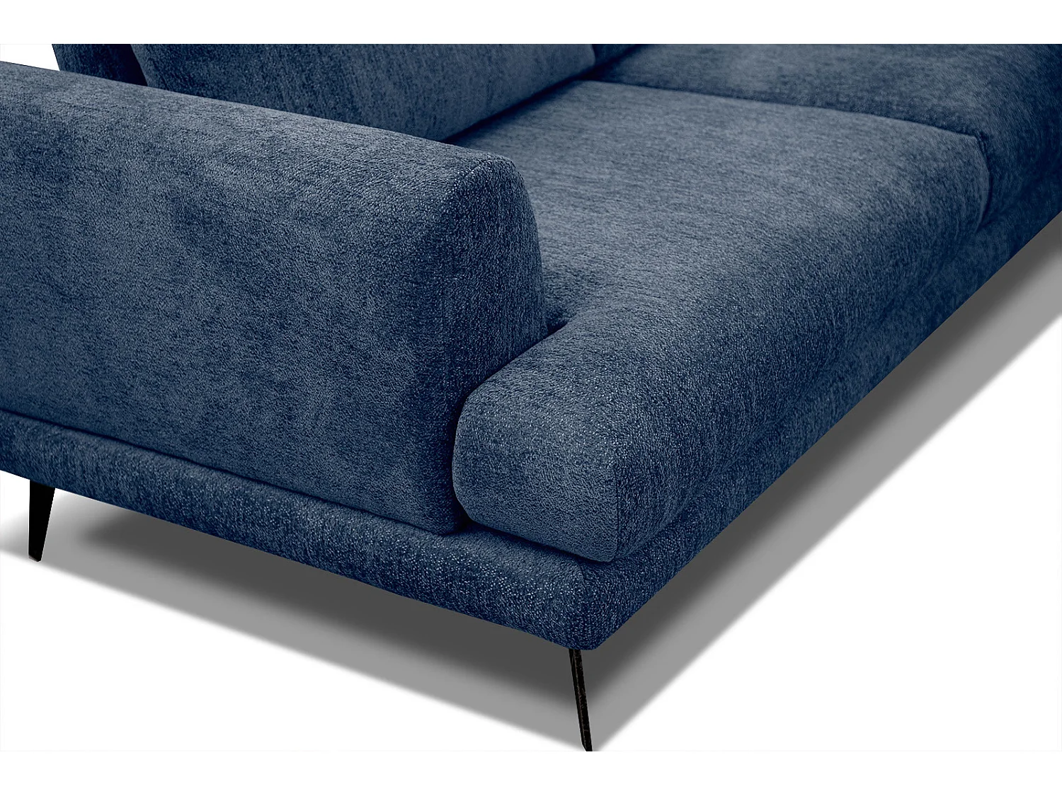 ADRIA Ecksofa 5-Sitzer rechts, dunkelblau