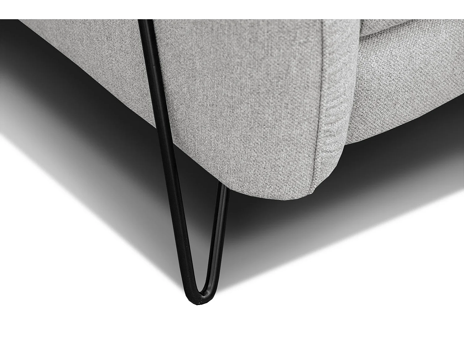 LOREM Sofa 2-Sitzer, hellgrau