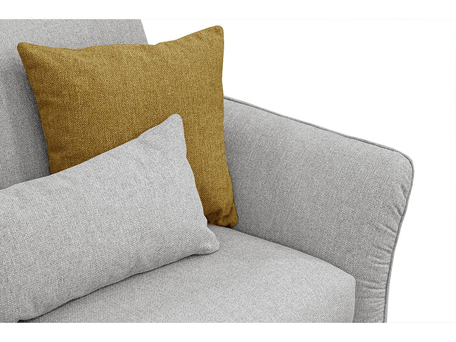 LOREM Sofa 2-Sitzer, hellgrau