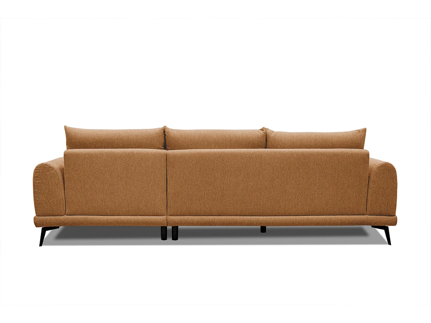 ADRIA Ecksofa 4-Sitzer rechts, orange
