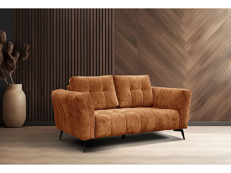 KALMER Sofa 2-Sitzer, dunkelorange