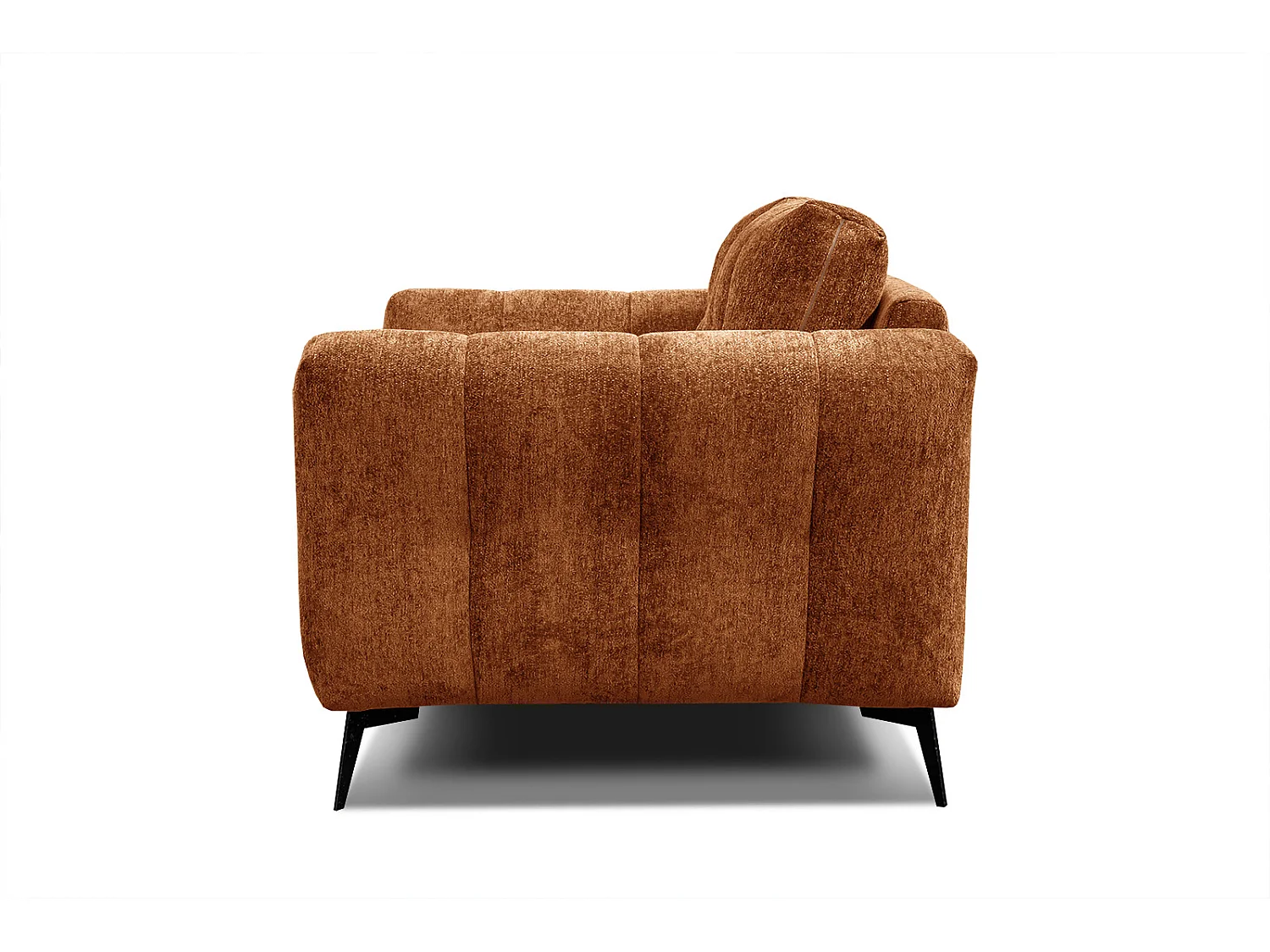 KALMER Sofa 2-Sitzer, dunkelorange