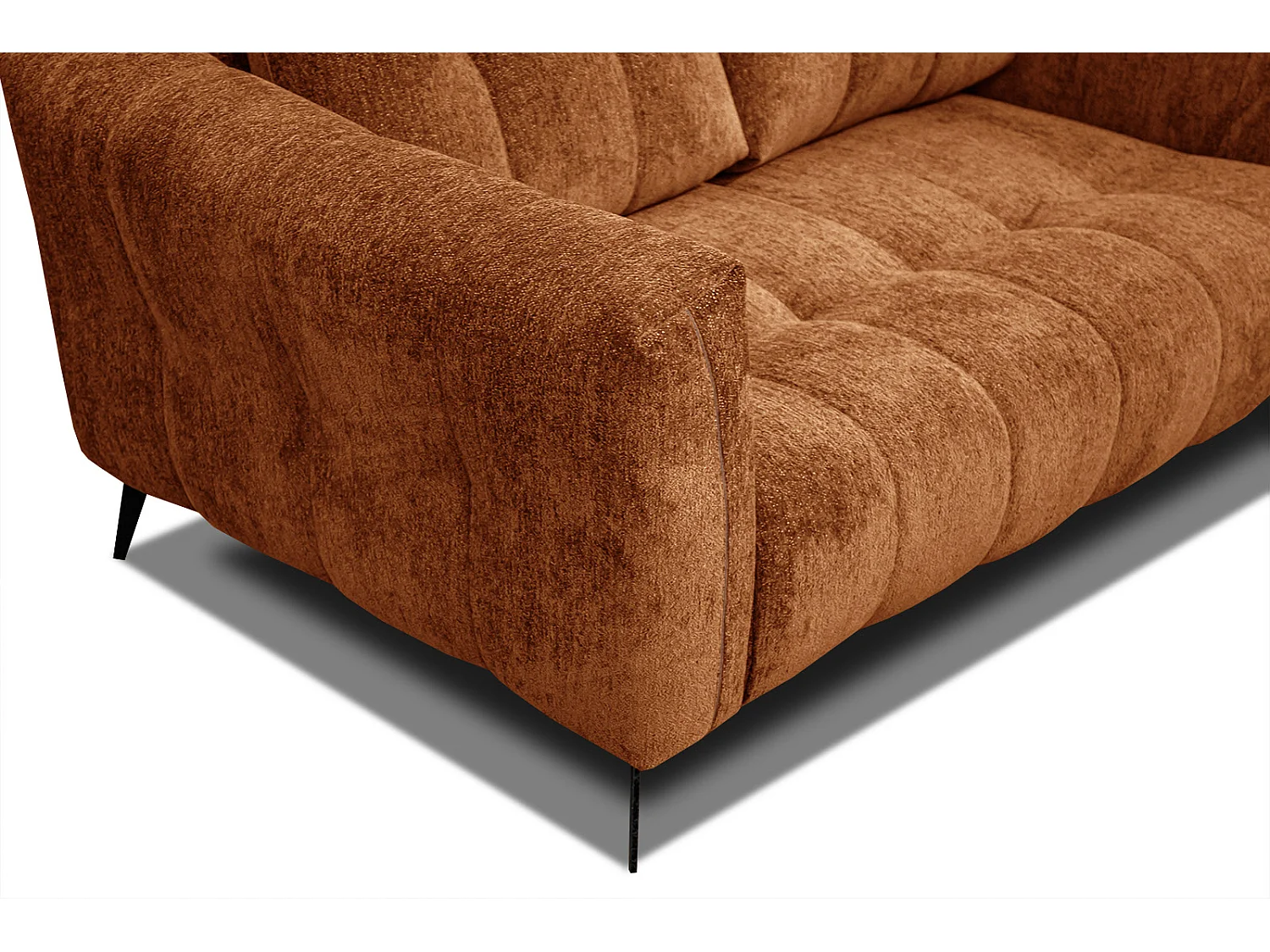 KALMER Sofa 2-Sitzer, dunkelorange