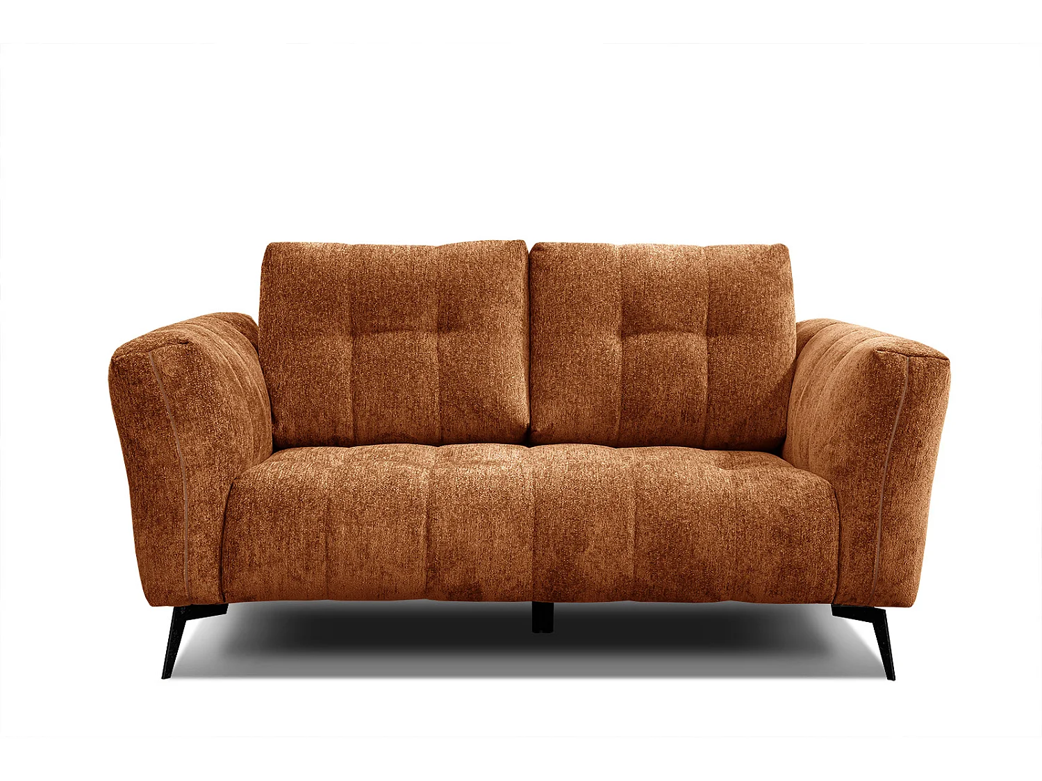 KALMER Sofa 2-Sitzer, dunkelorange
