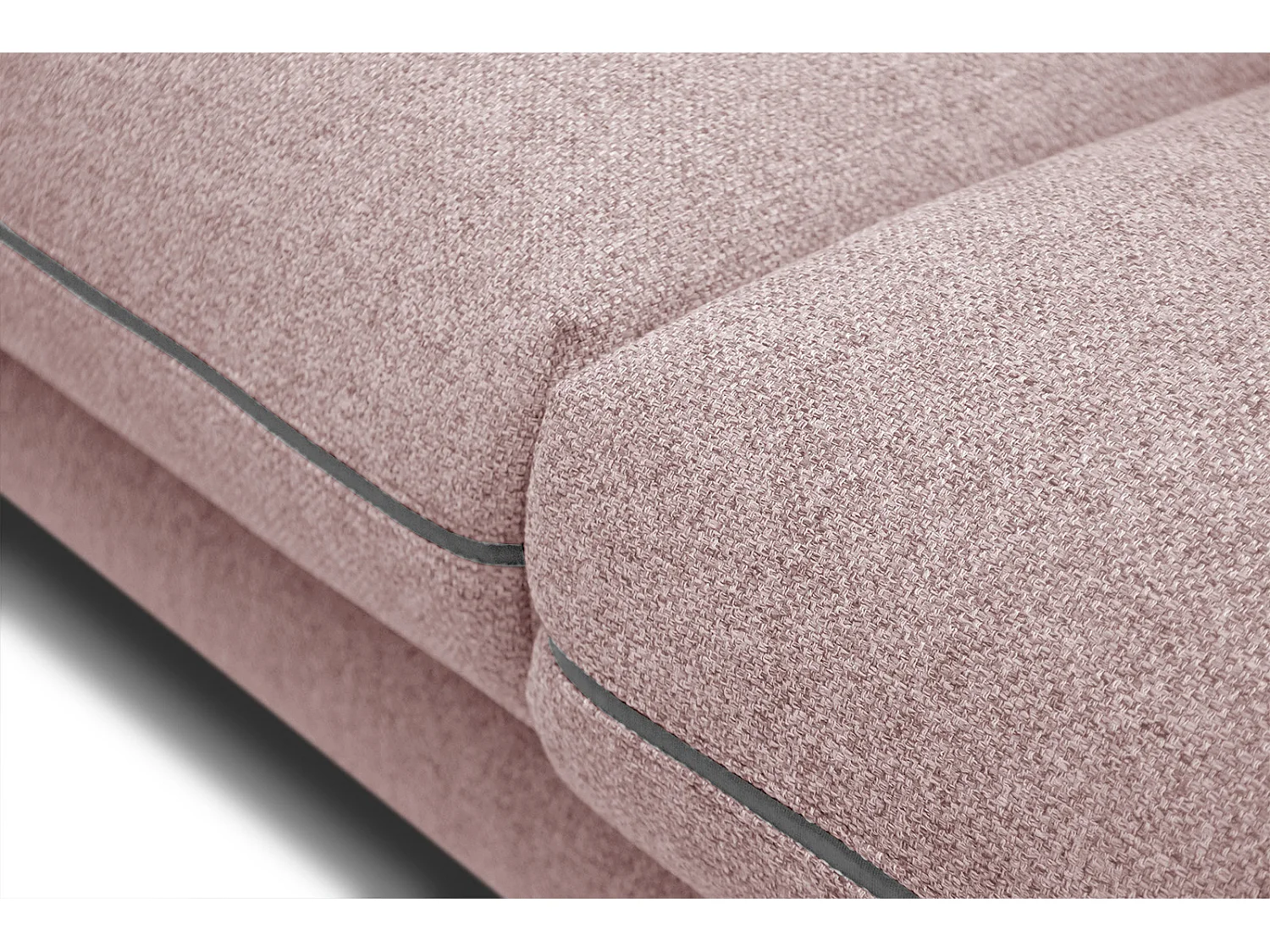 SOGEL Ecksofa 4-Sitzer rechts, rosé