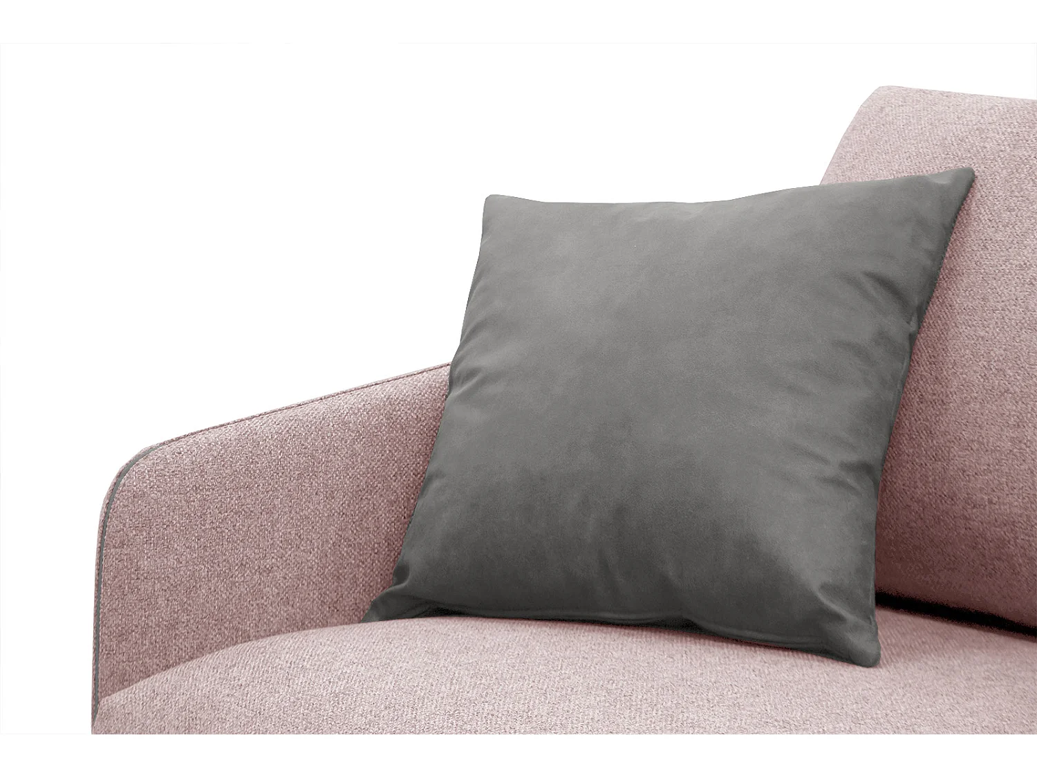 SOGEL Ecksofa 4-Sitzer rechts, rosé