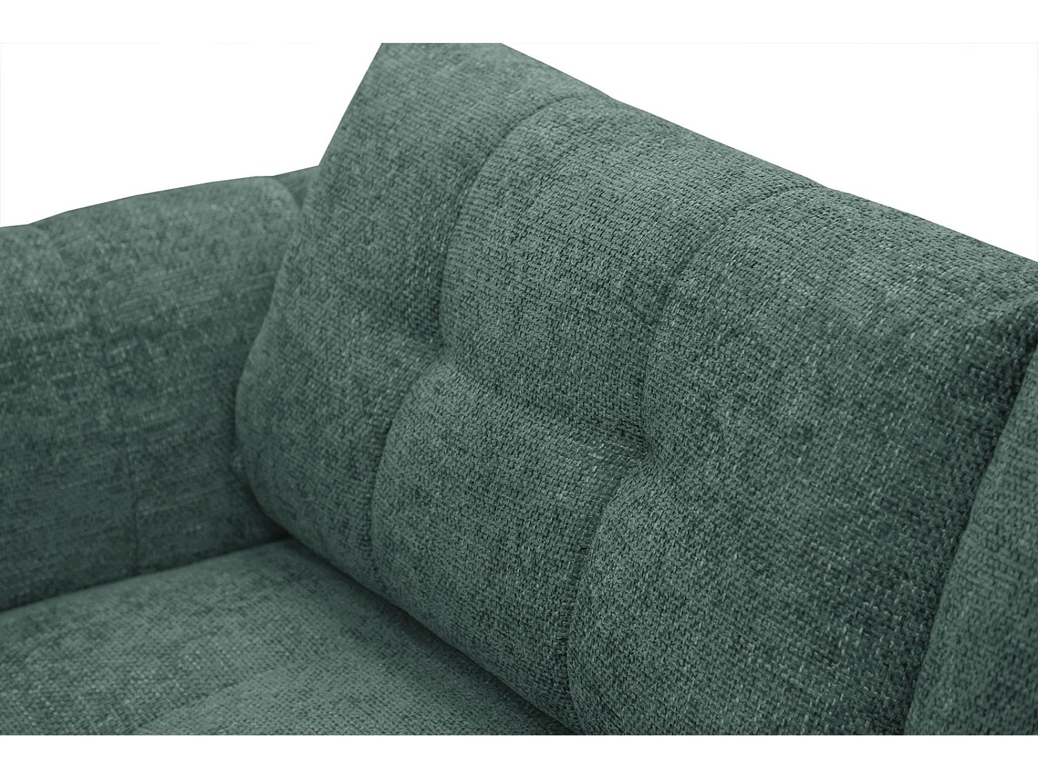 KALMER Sofa 2,5-Sitzer, smaragdgrün