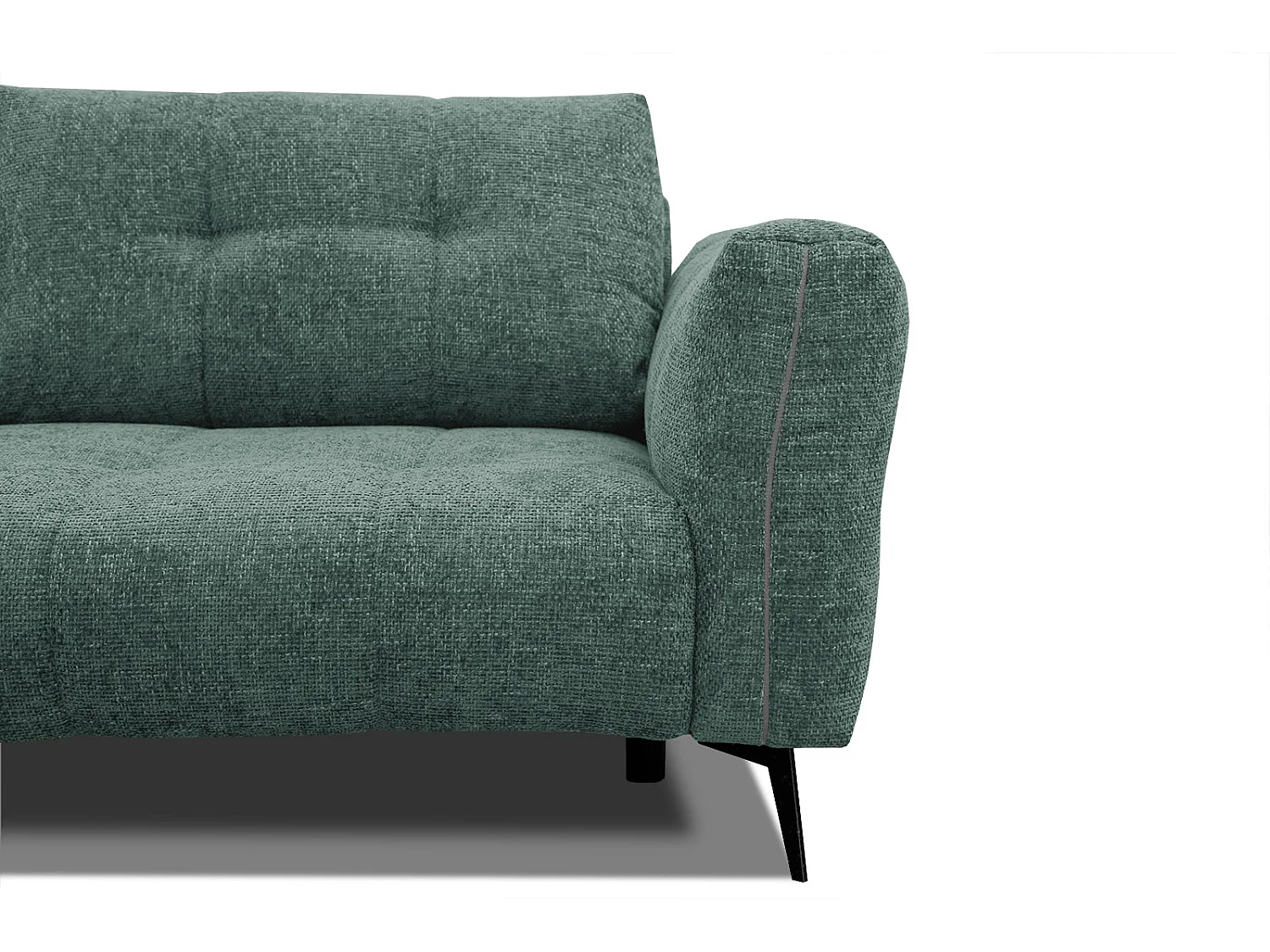 KALMER Sofa 2,5-Sitzer, smaragdgrün