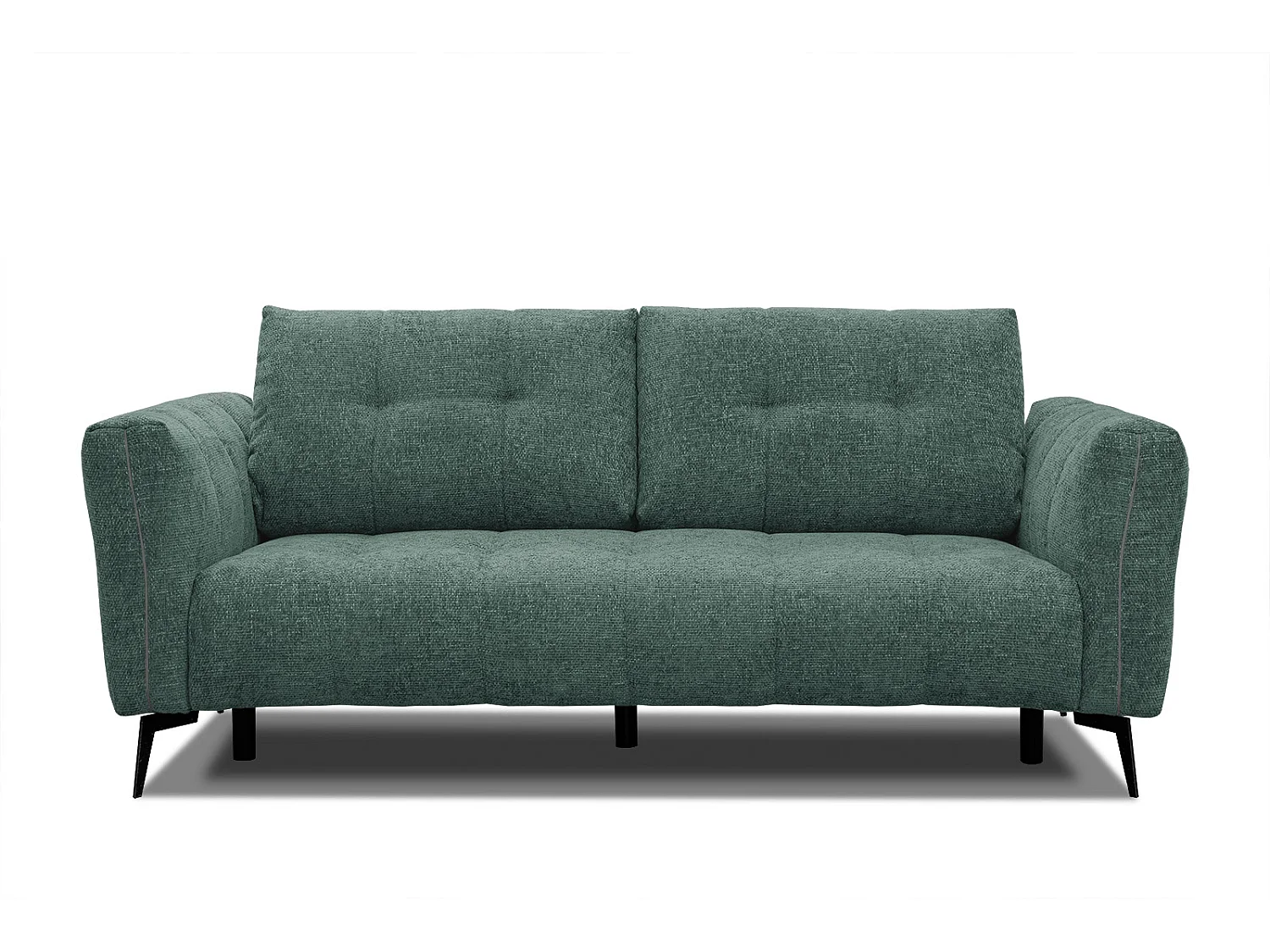 KALMER Sofa 2,5-Sitzer, smaragdgrün