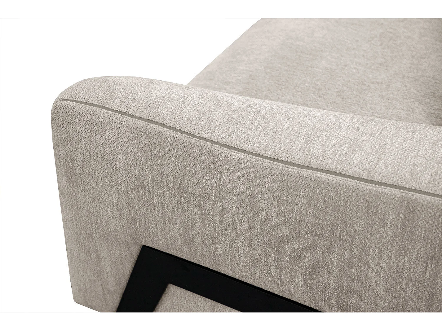 WINTER Ecksofa 4-Sitzer links, ecru