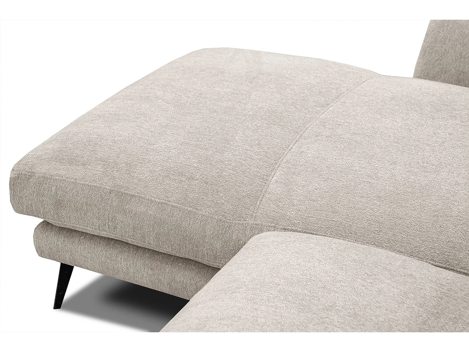 WINTER Ecksofa 4-Sitzer links, ecru