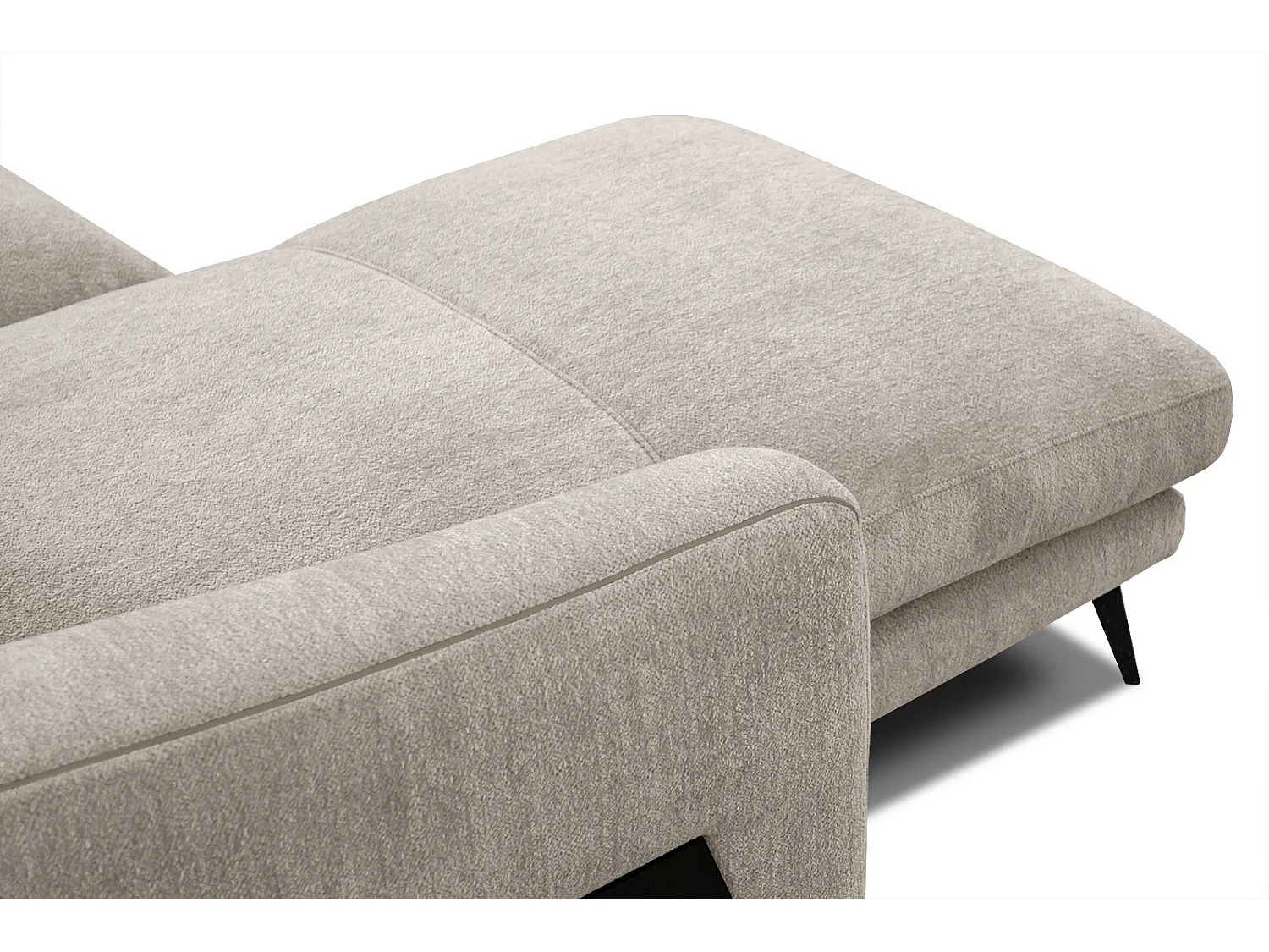 WINTER Ecksofa 4-Sitzer links, ecru