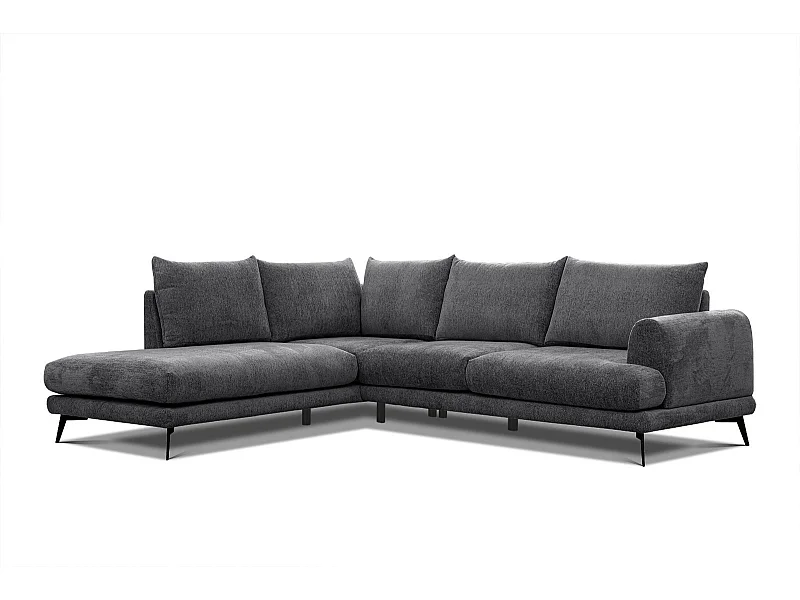 ADRIA Ecksofa 5-Sitzer links, graphit