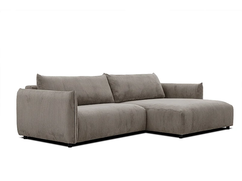 TAUER Ecksofa 5-Sitzer, taupe