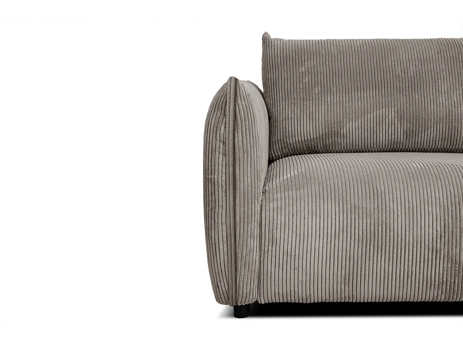 TAUER Ecksofa 5-Sitzer, taupe