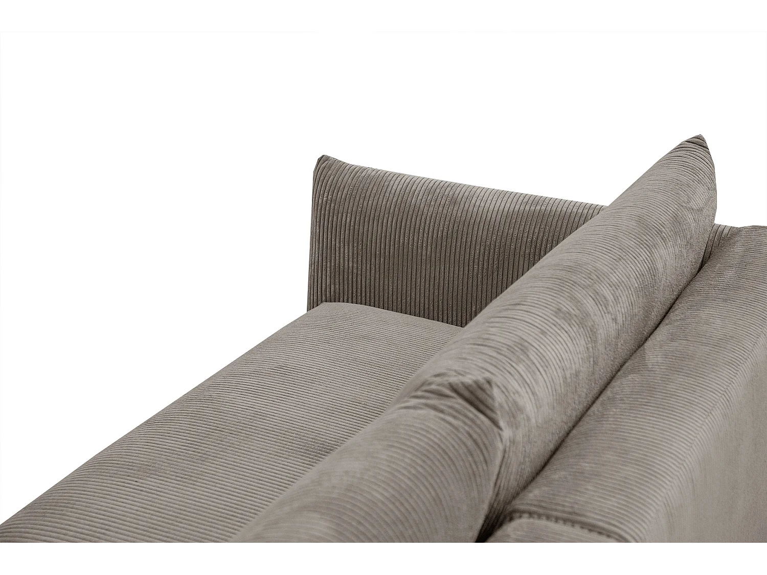 TAUER Ecksofa 5-Sitzer, taupe