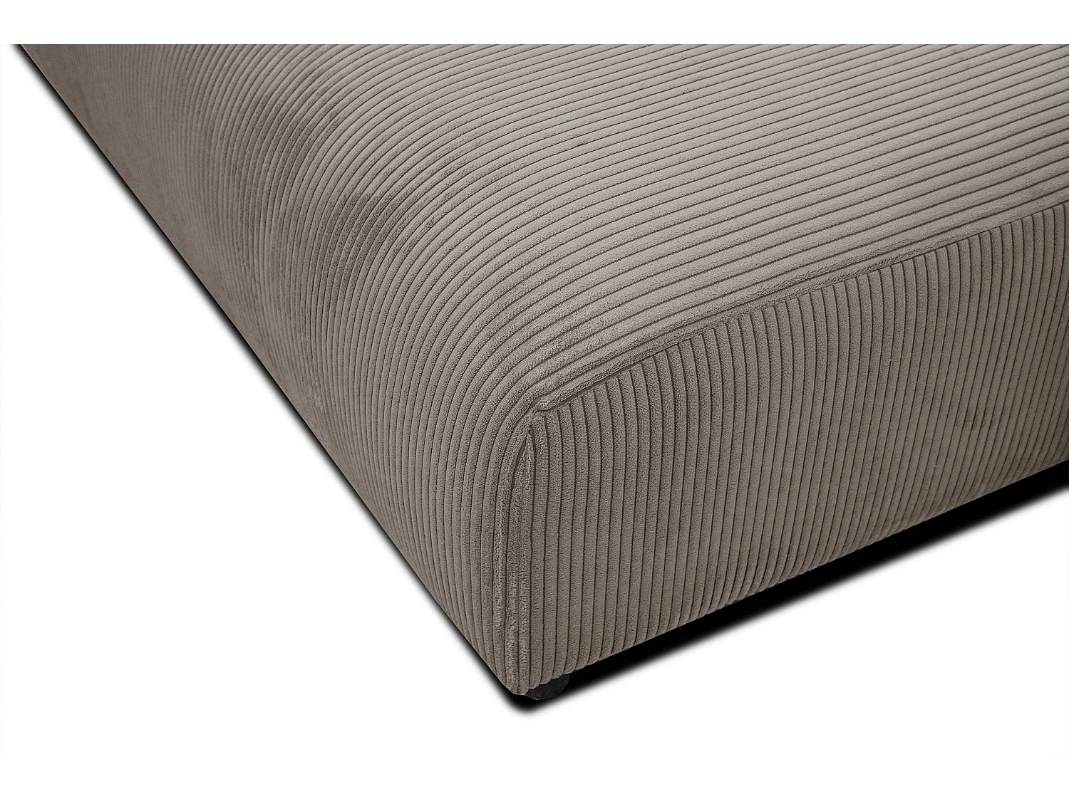 TAUER Ecksofa 5-Sitzer, taupe