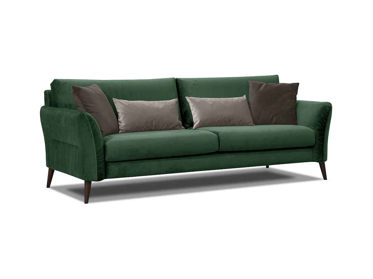 CANAPE FIGARI 3 places tissu vert