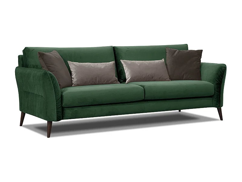 FIGARI Sofa 3-Sitzer, smaragdgrün