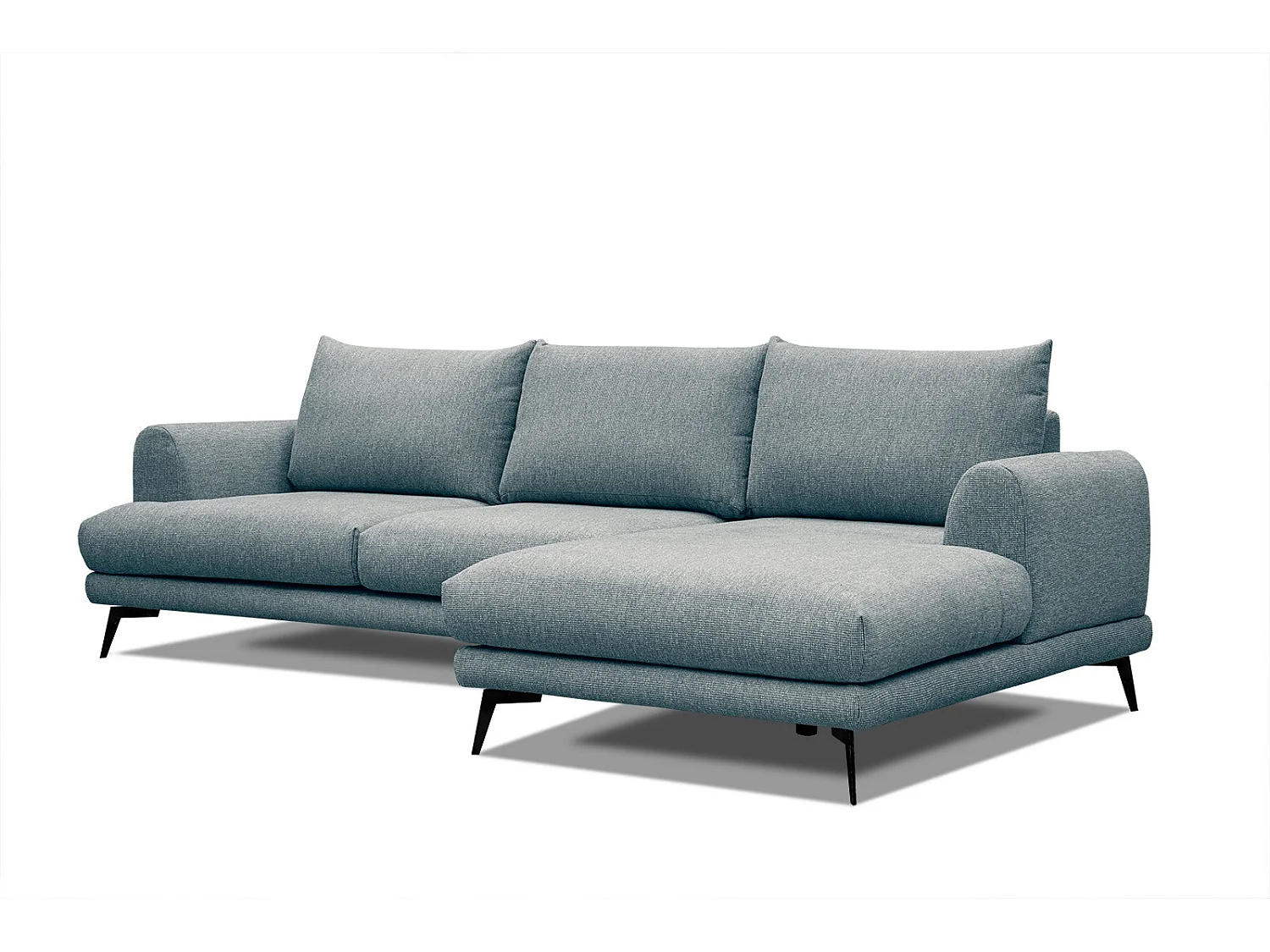 ADRIA Ecksofa 4-Sitzer rechts, mint