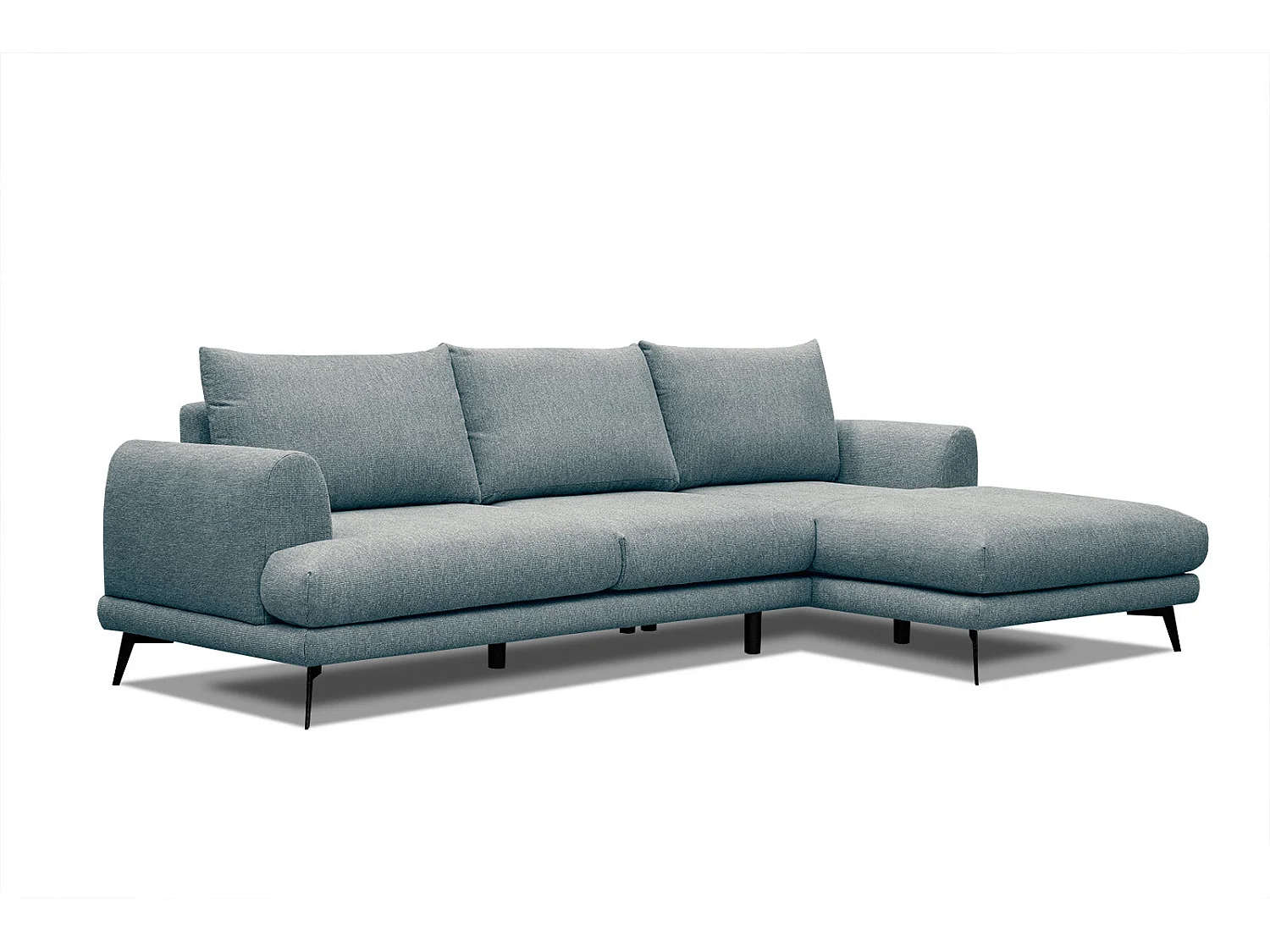 ADRIA Ecksofa 4-Sitzer rechts, mint