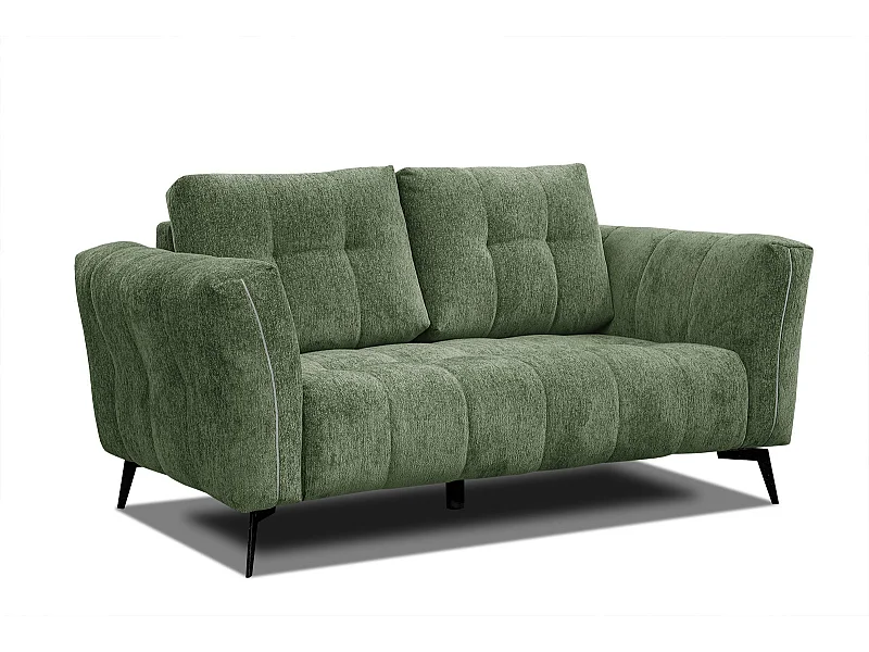 KALMER Sofa 2-Sitzer, dunkelgrün