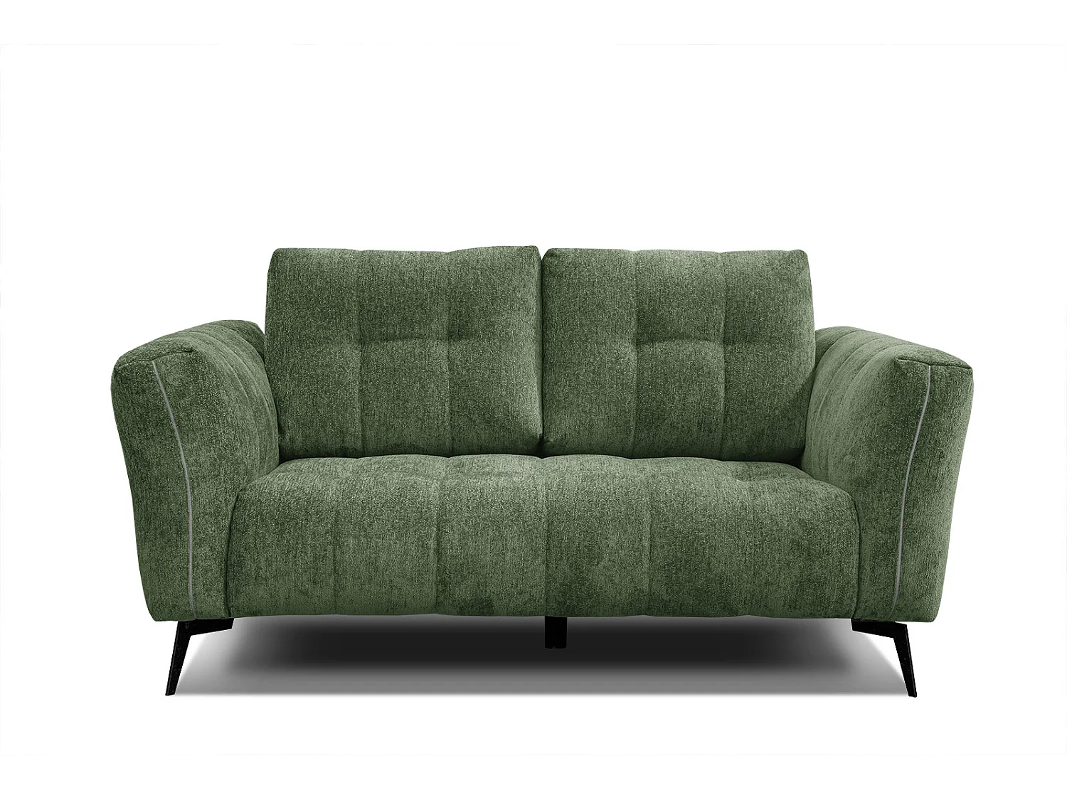 KALMER Sofa 2-Sitzer, dunkelgrün