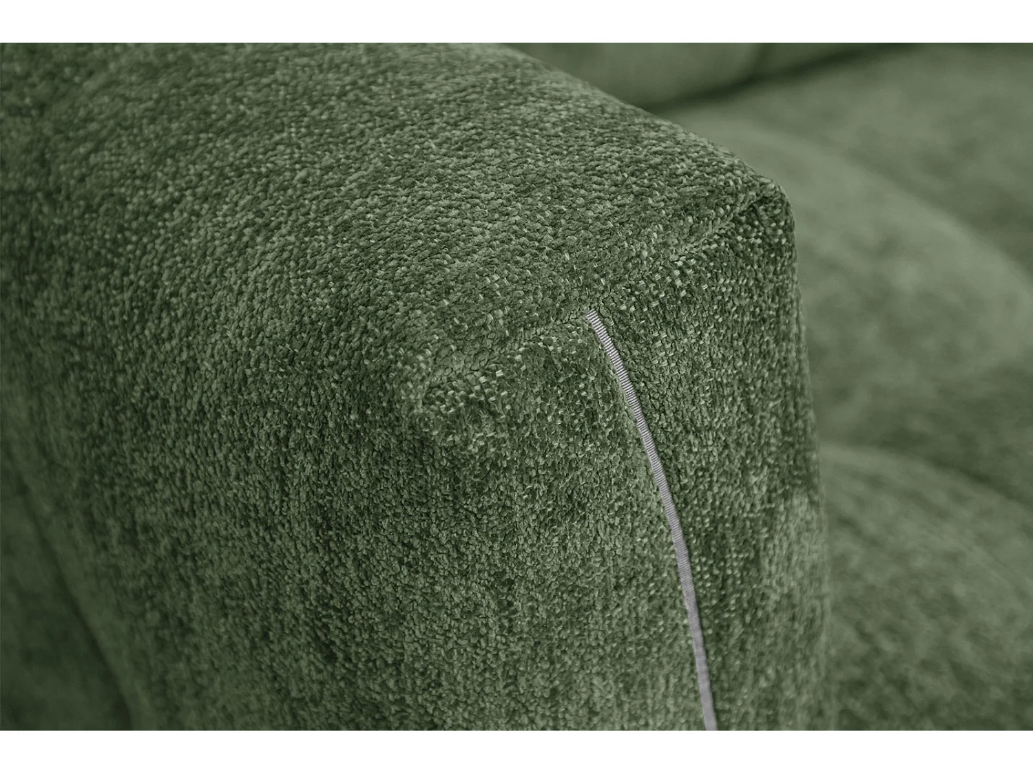 KALMER Sofa 2-Sitzer, dunkelgrün