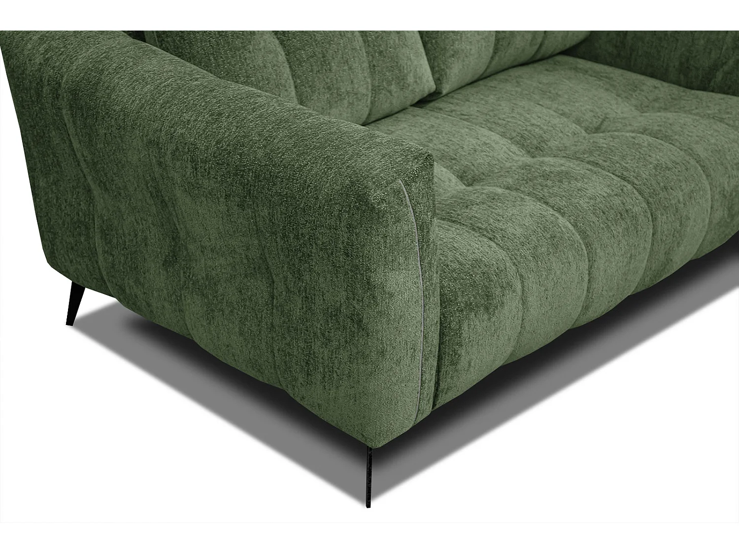 KALMER Sofa 2-Sitzer, dunkelgrün
