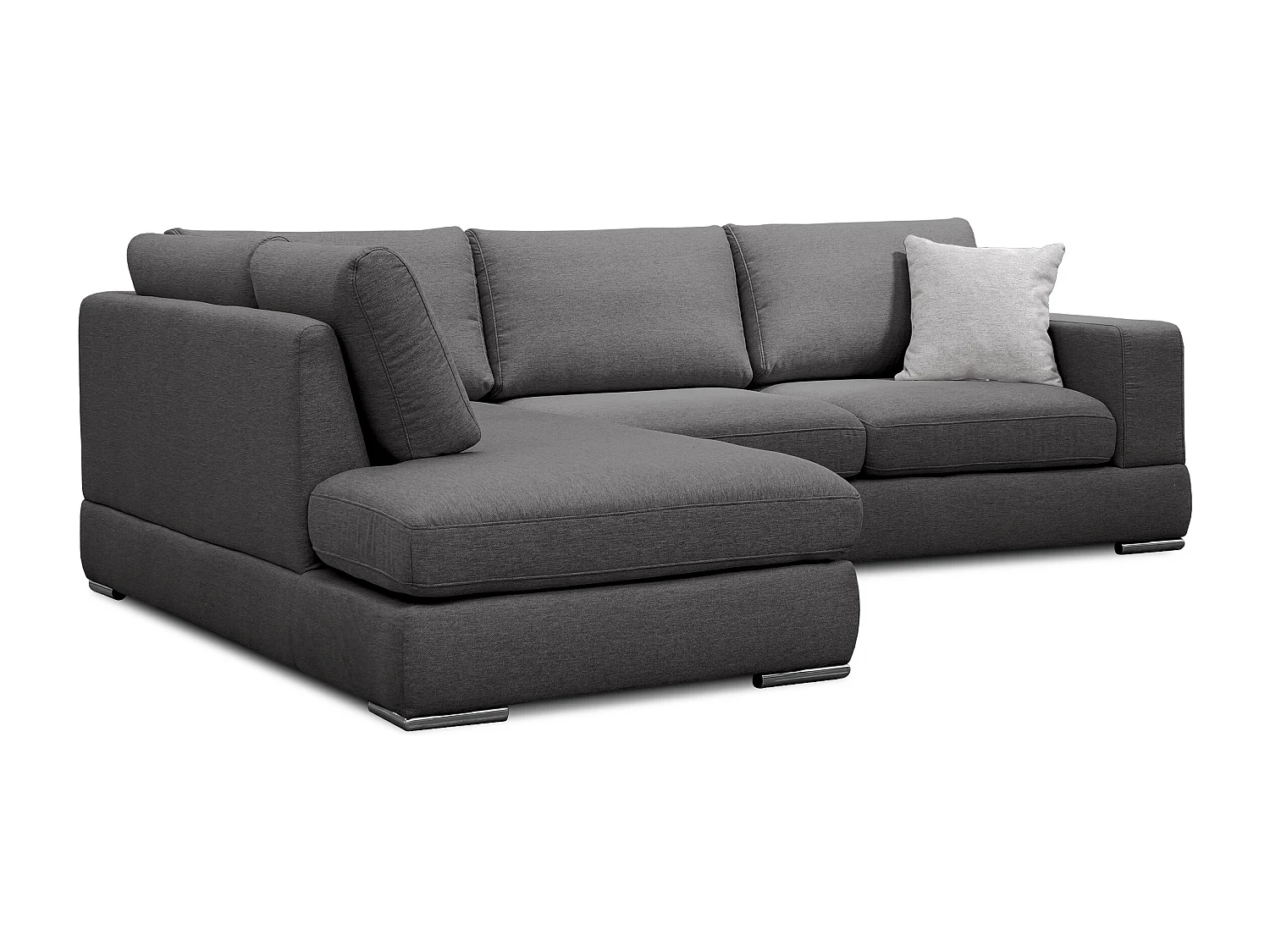 OTTO Ecksofa 5-Sitzer rechts, dunkelgrau