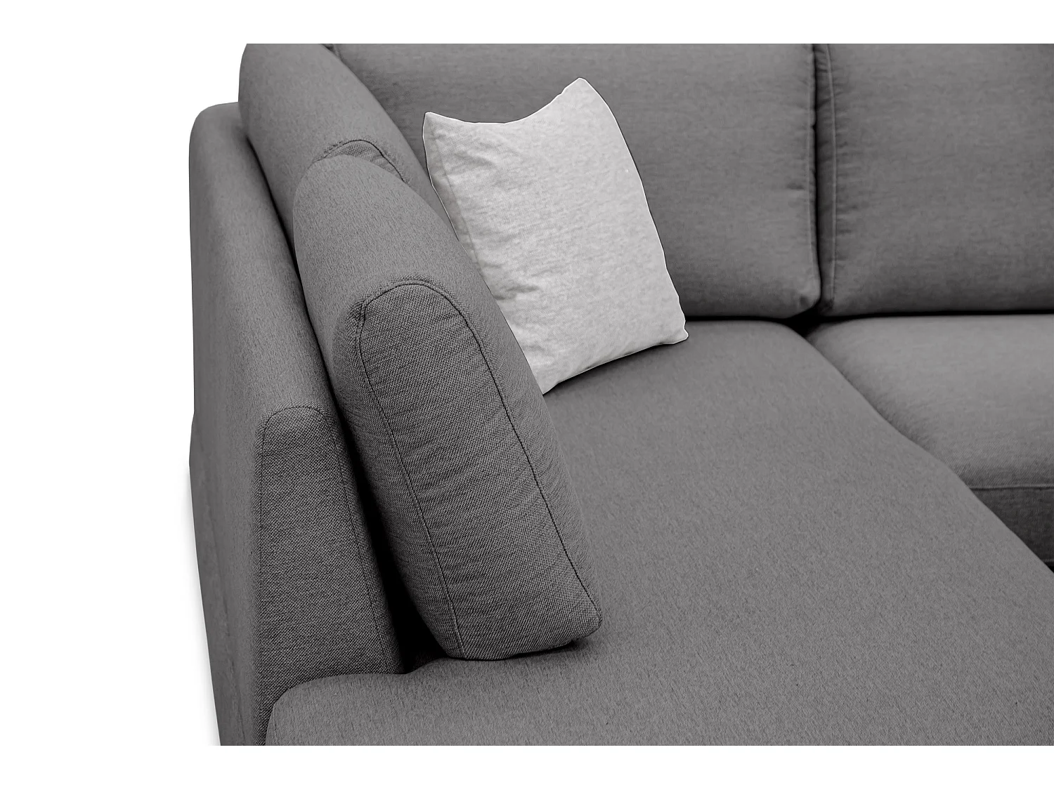 OTTO Ecksofa 5-Sitzer rechts, dunkelgrau