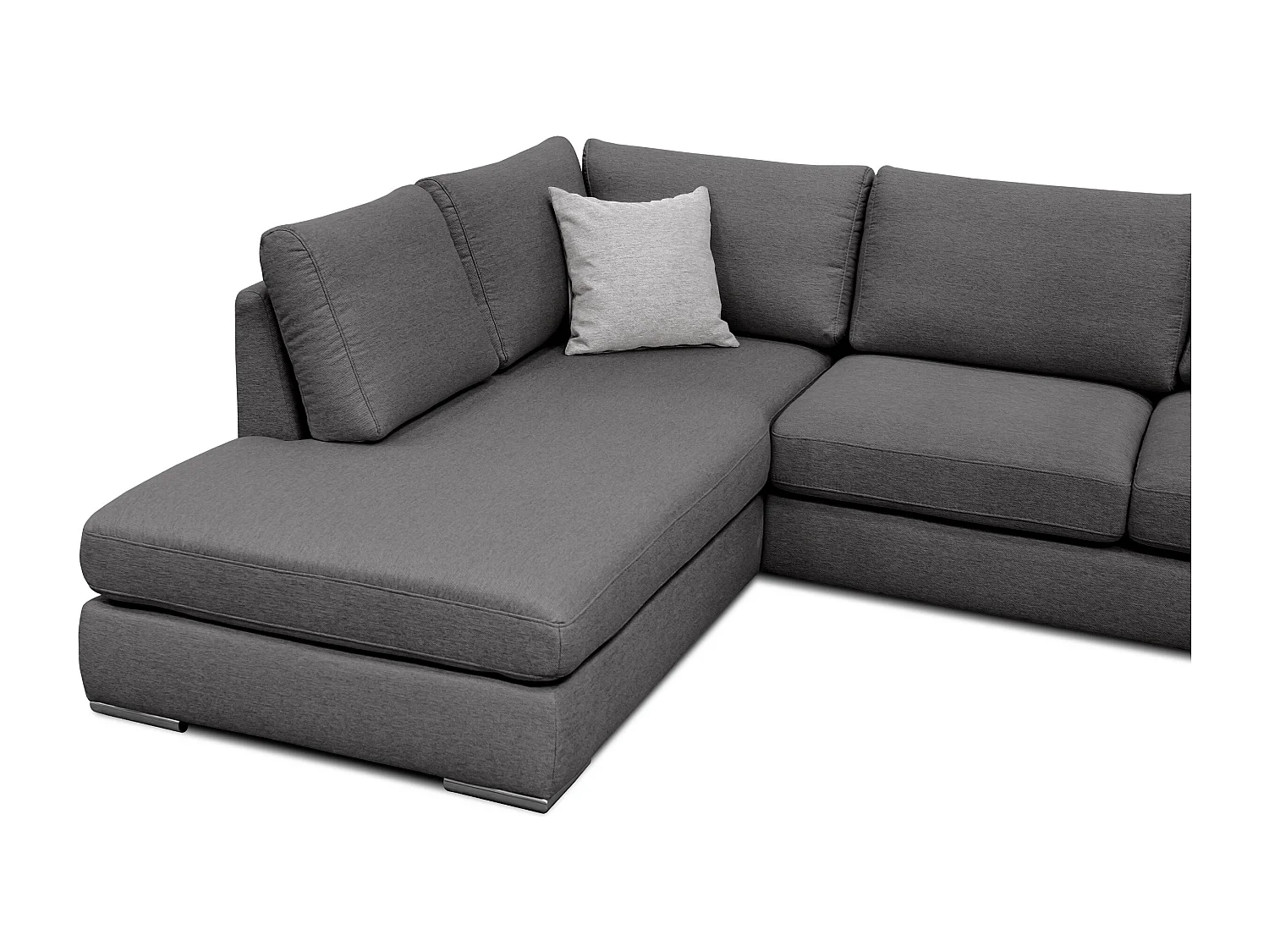 OTTO Ecksofa 5-Sitzer rechts, dunkelgrau