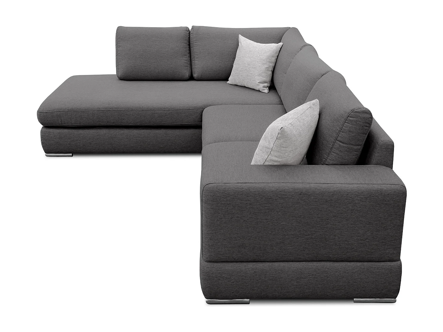 OTTO Ecksofa 5-Sitzer rechts, dunkelgrau