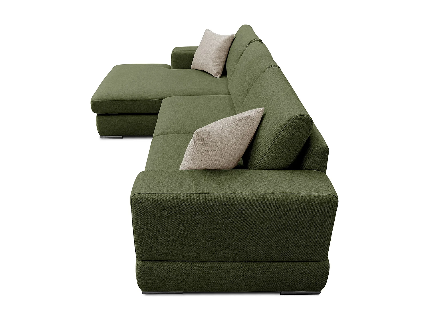 OTTO Ecksofa 4-Sitzer links, grün