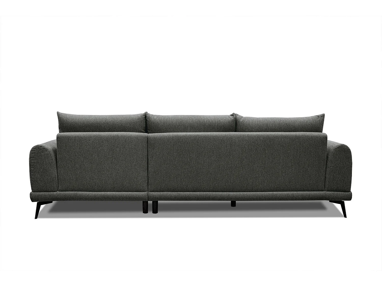 ADRIA Ecksofa 4-Sitzer rechts, dunkelgrau