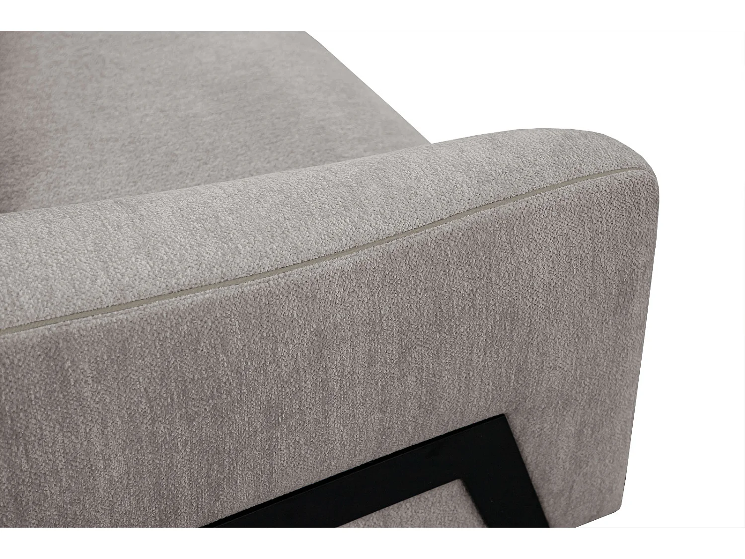 WINTER Ecksofa 4-Sitzer rechts, taupe