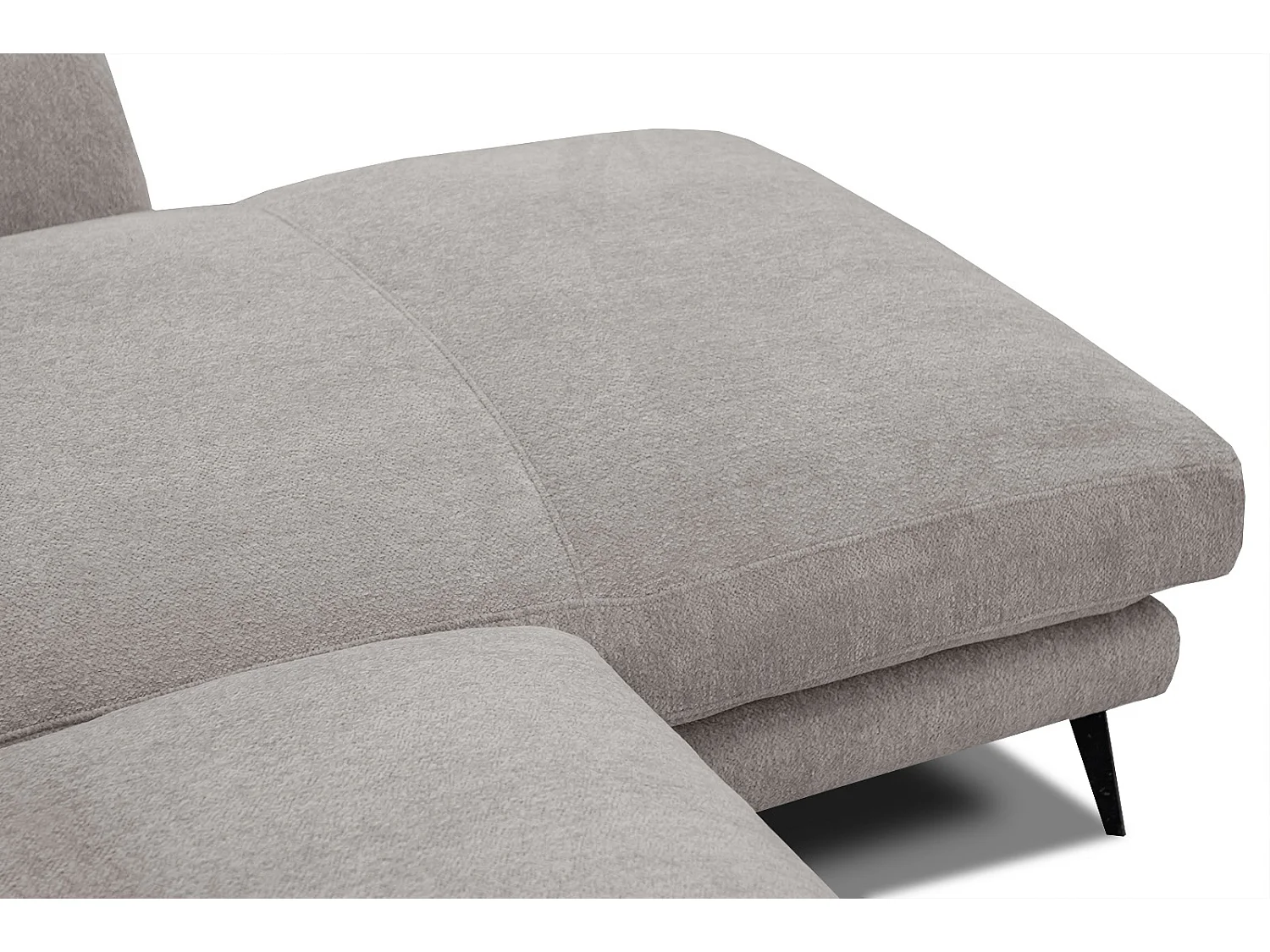 WINTER Ecksofa 4-Sitzer rechts, taupe