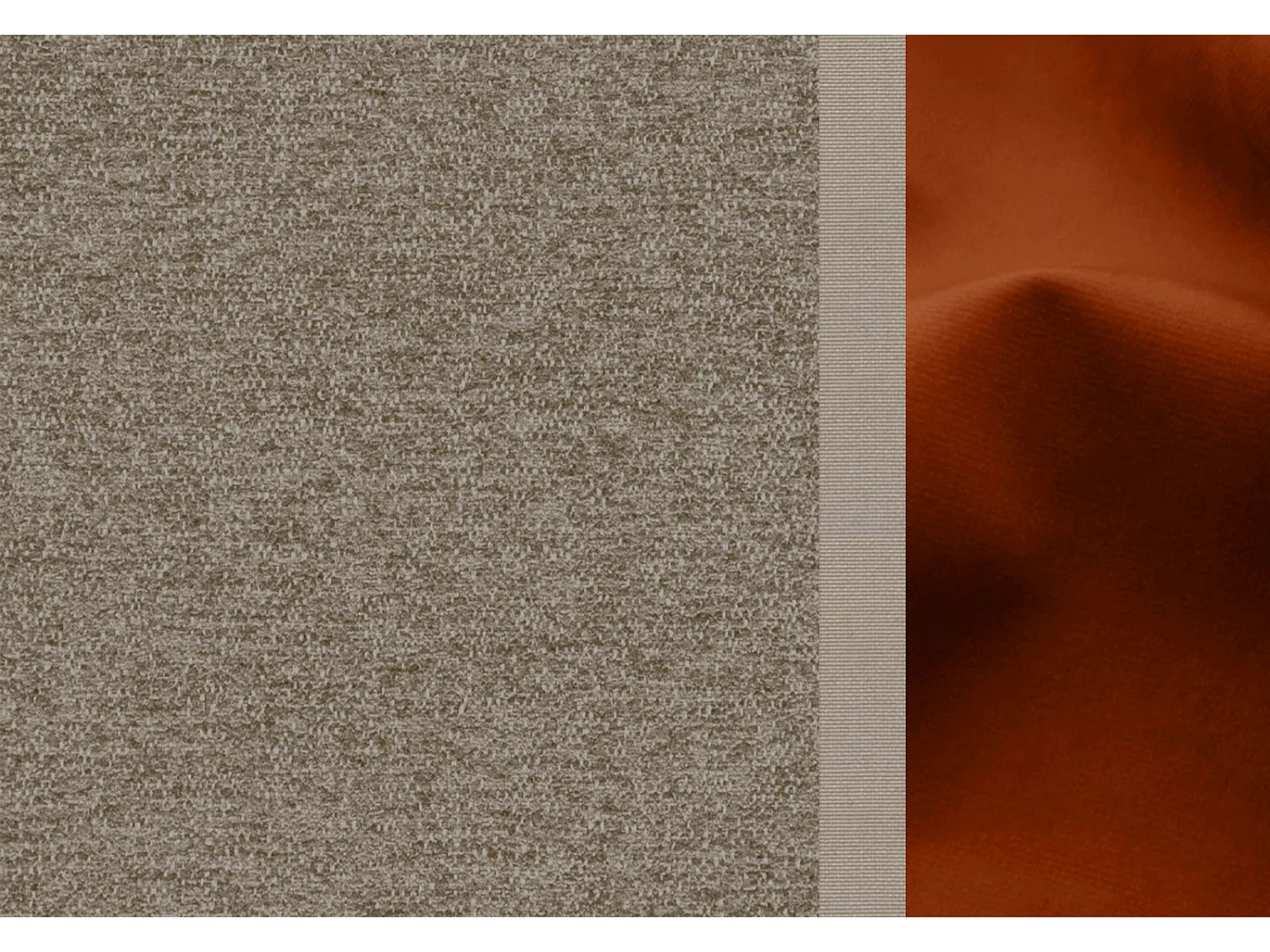 WINTER Ecksofa 4-Sitzer rechts, taupe