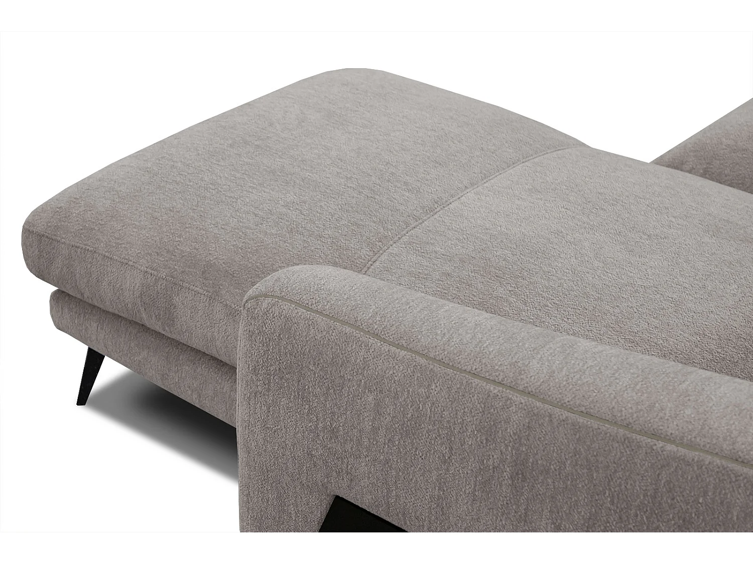WINTER Ecksofa 4-Sitzer rechts, taupe