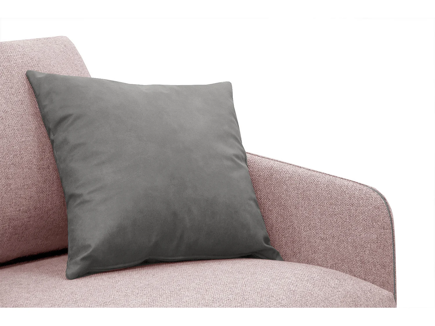SOGEL Ecksofa 4-Sitzer links, rosé