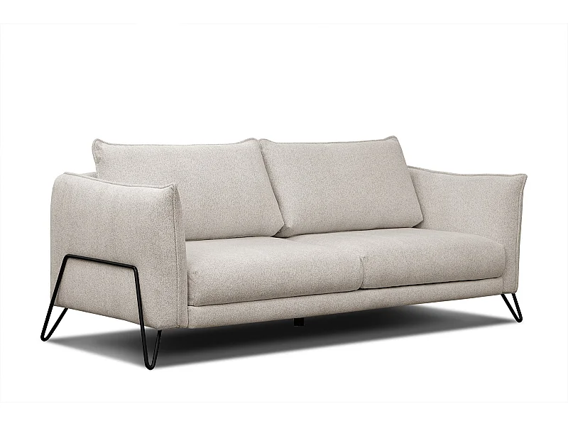 HOSTEN Sofa 3-Sitzer, ecru
