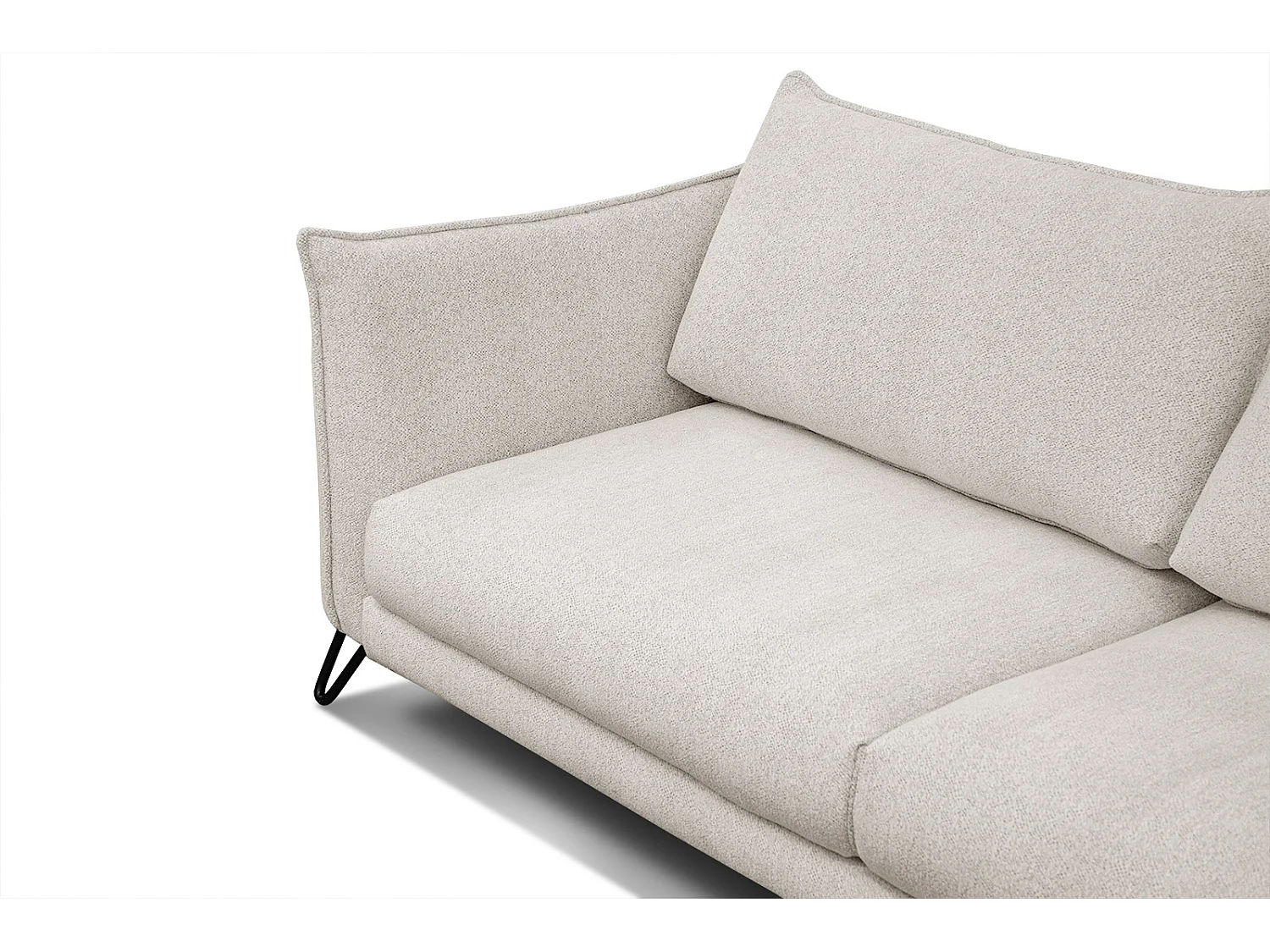 HOSTEN Sofa 3-Sitzer, ecru