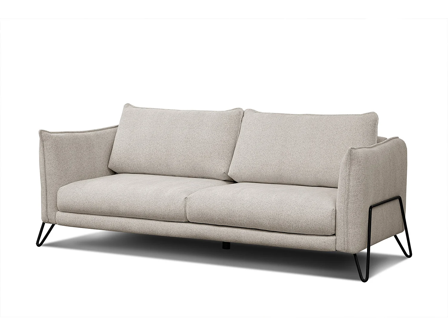 HOSTEN Sofa 3-Sitzer, ecru