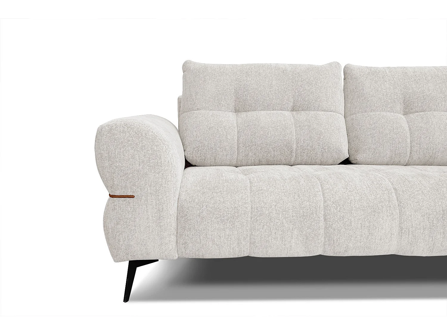 SALVINI Sofa 3-Sitzer, perlweiß