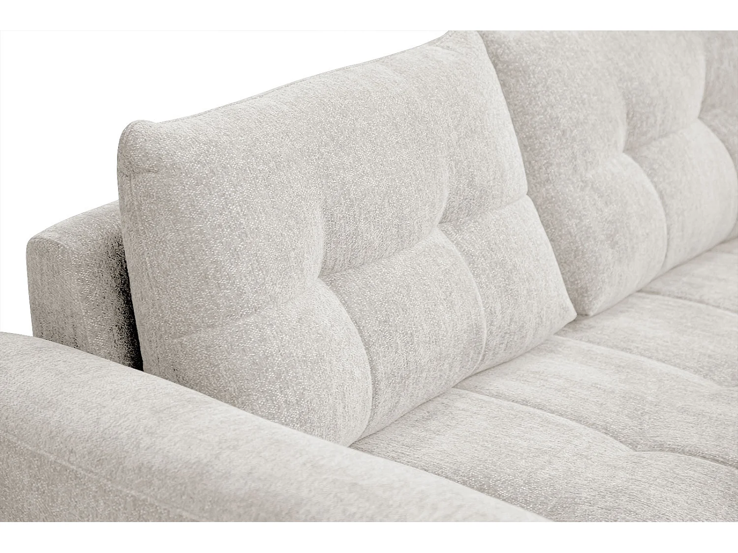 SALVINI Sofa 3-Sitzer, perlweiß