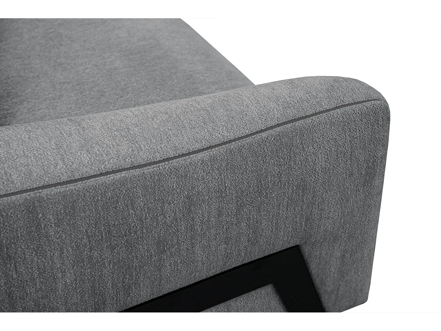 WINTER Ecksofa 4-Sitzer rechts, grau