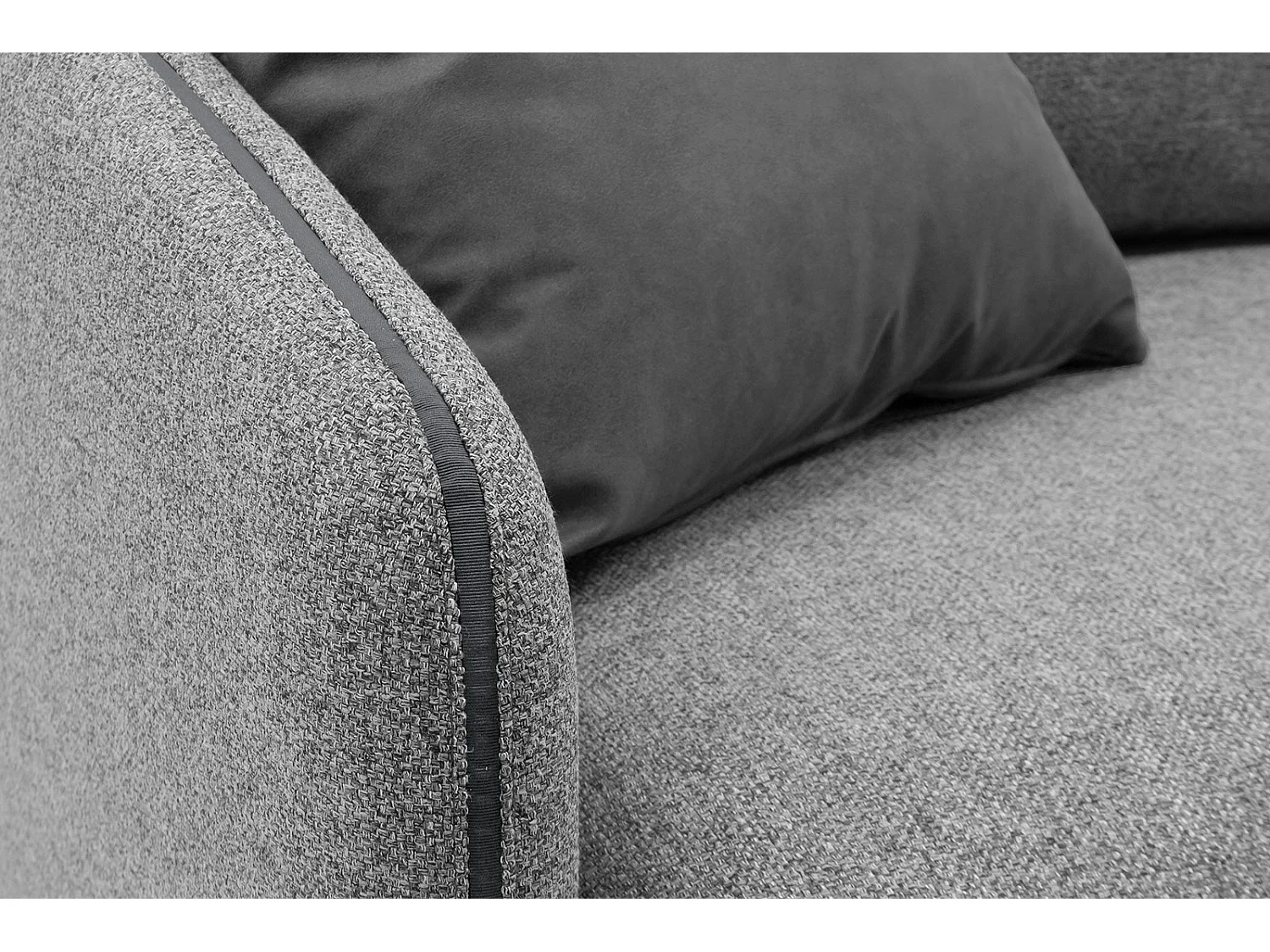 SOGEL Sofa 2,5-Sitzer, grau